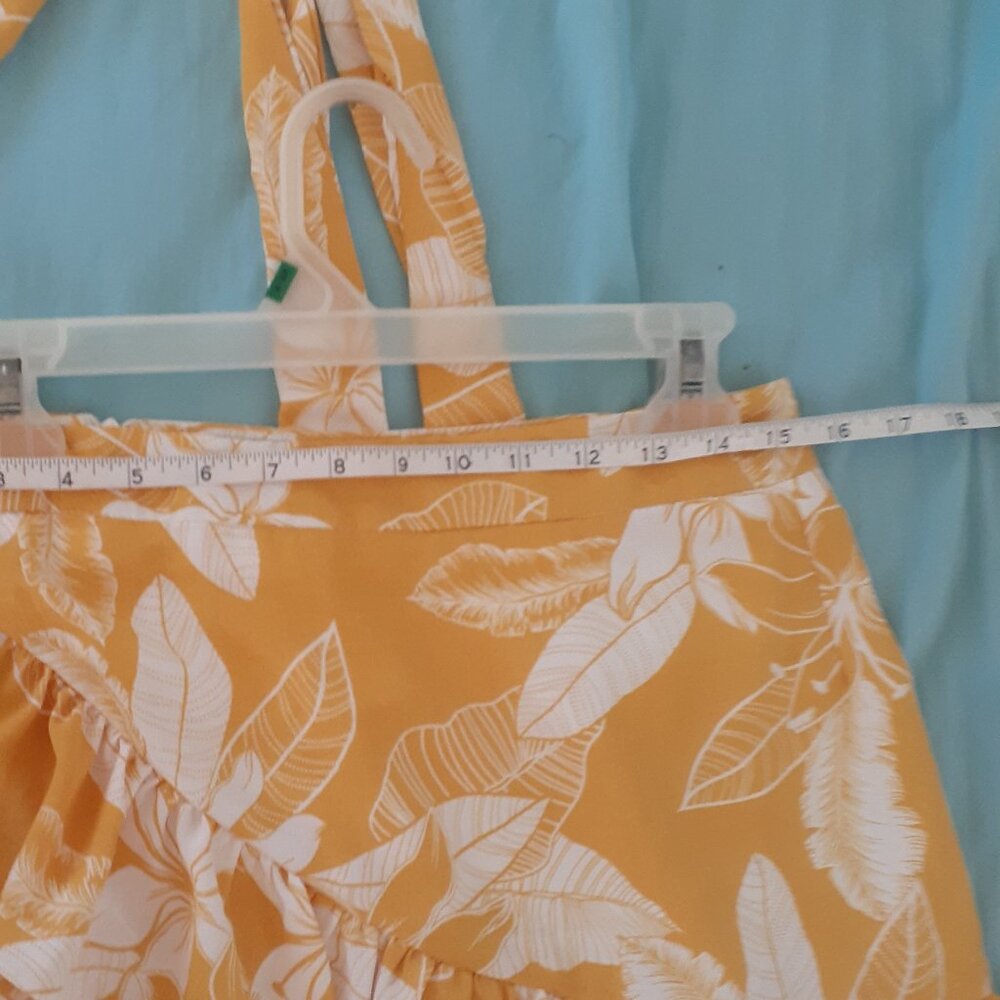In Style Chic Woman skirt and top yellow color - Picture 7 of 11